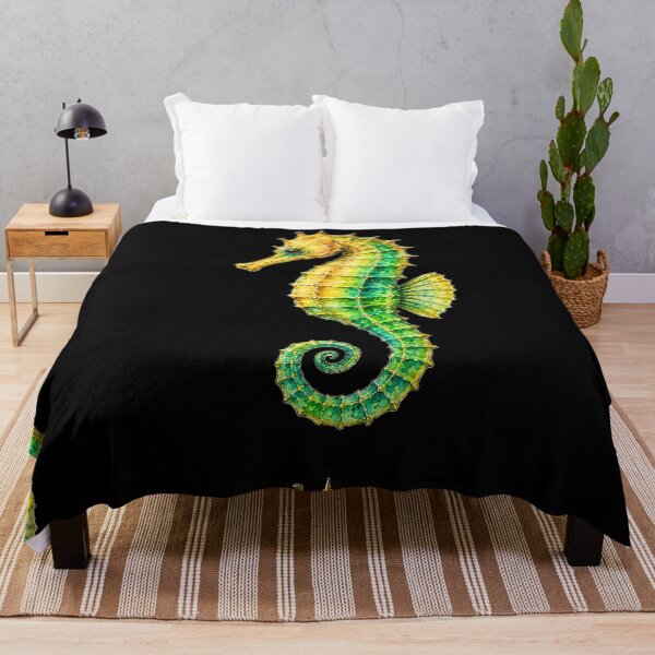 Item preview, Minimal Seahorse Watercolor | Hand Drawn Marine Illustration designed and sold by ColorSplash123.