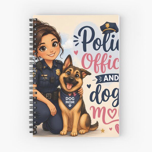Item preview, Police Officer and Dog Mom — Funny Police Officer Dog Mom Gift Shirt designed and sold by DoggyDayLove.
