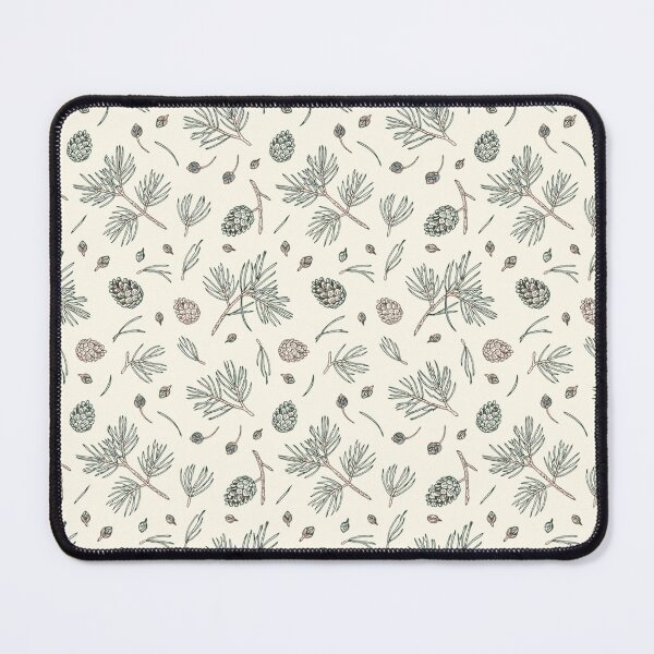 Item preview, Pine Branches and Pinecones Botanical Pattern designed and sold by NuvoraNest.