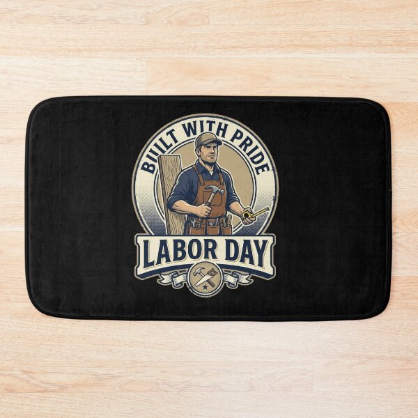 Item preview, Built With Pride Labor Day Worker Vintage designed and sold by SiarheiYur.