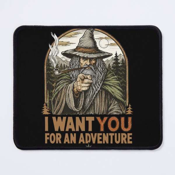Item preview, Lord of the ring. Gandaft "I want you for an adventure" designed and sold by LiuTiuuu.