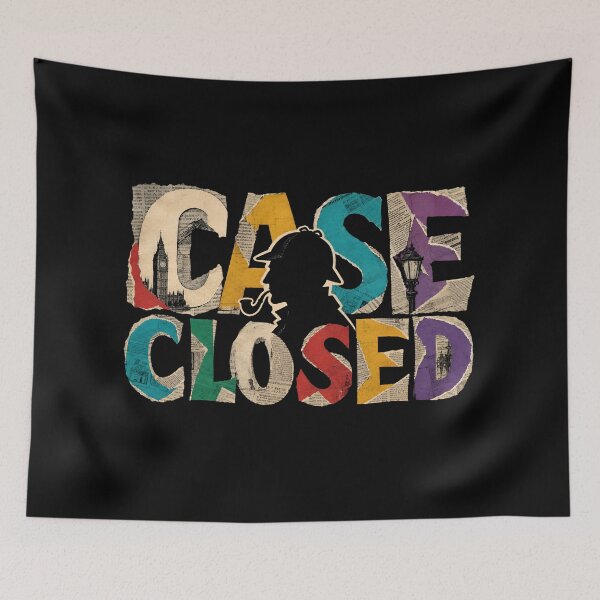 Item preview, Sherlock Holmes – Colorful Case Closed Collage designed and sold by Fenay Designs.