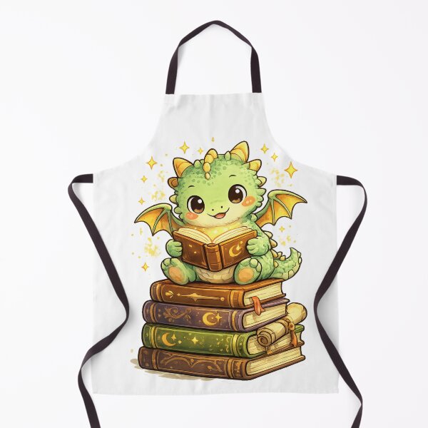 Item preview, Cute Baby Dragon Reading Books designed and sold by Bloomelle Studio.