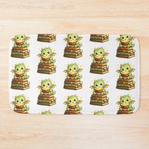 Item preview, Cute Baby Dragon Reading Books designed and sold by Bloomelle Studio.