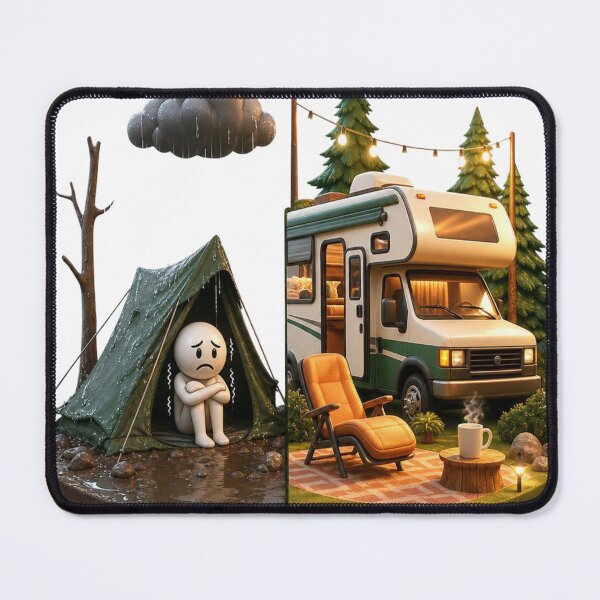 Item preview, My Camping vs Your Camping- #glamping # designed and sold by mo-carnival.