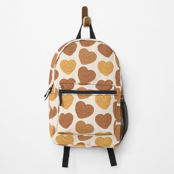 Item preview, Seamless pattern of heart shaped cinnamon bun designed and sold by Panna Limon Store.