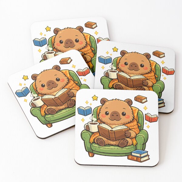 Item preview, Cute Bear Reading Books Cartoon designed and sold by Bloomelle Studio.