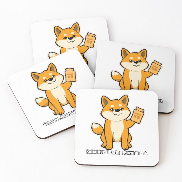 Item preview, Shiba Inu - Selective Hearing Permanent - Funny Shiba Gift designed and sold by pawdrops.