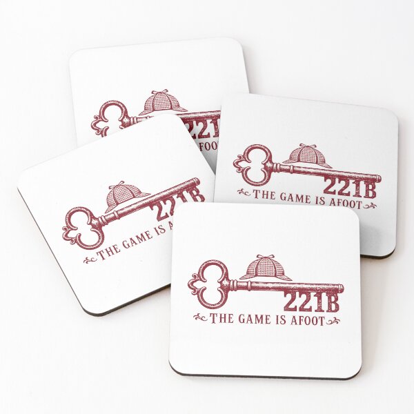 Item preview, Sherlock Holmes – The Game Is Afoot Key to 221B designed and sold by Fenay Designs.