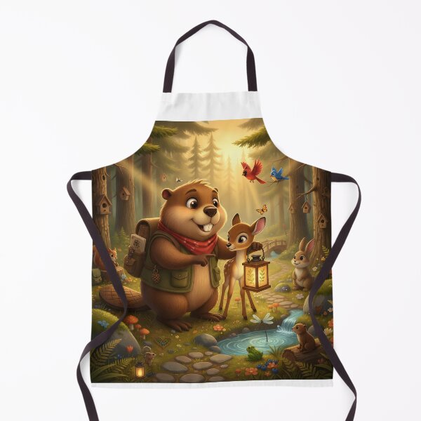 Item preview, Happy Beaver Adventures – Helping a Lost Fawn designed and sold by Clothes With Smiling Animals Walt Gral.