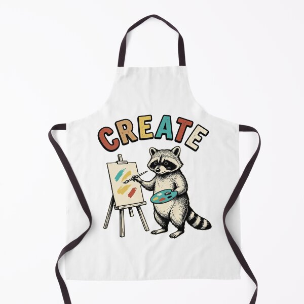 Item preview, artist raccoon designed and sold by Tiffany Roy.