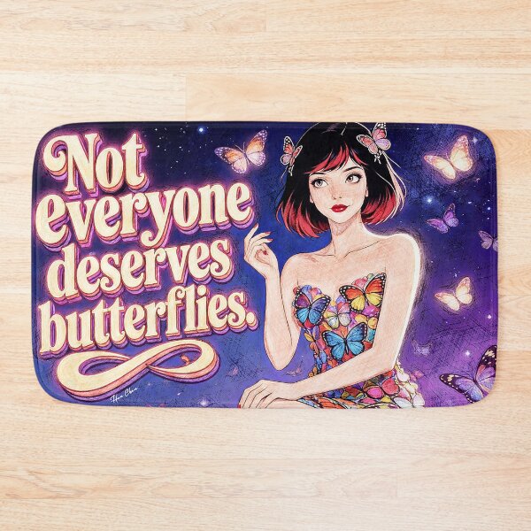Item preview, Not Everyone Deserves Butterflies - Retro Pop Art Butterfly Dress Girl designed and sold by Hen-C-Art.