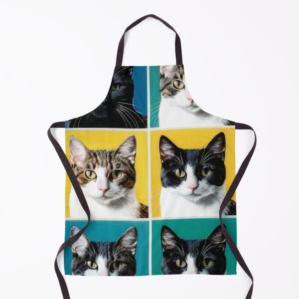Item preview, Art - Pop Art Cat Portraits, Colorful 1960s Style designed and sold by World-Pets.