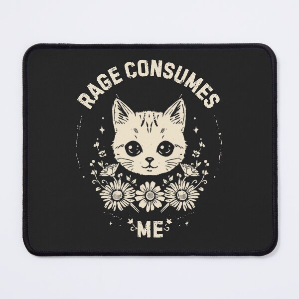 Item preview, Cat: Rage Consumes Me designed and sold by BKDIGITALSHOP.
