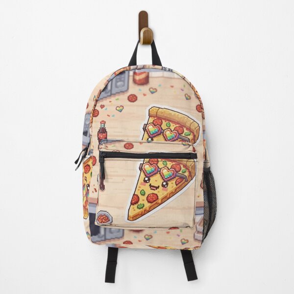 Item preview, Kawaii Pixel Art Rainbow Pizza Slice designed and sold by Purpleclomb.