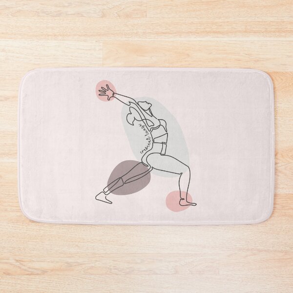 Item preview, Crescent Lunge Pose - Yoga Line Art Series designed and sold by TheThankfulTyne.