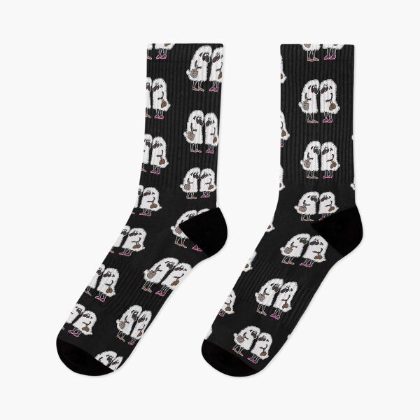Item preview,  Funny Fashion Ewes Sticker | Cute Gossip Girls Sheep Besties Cartoon designed and sold by MyxaART.
