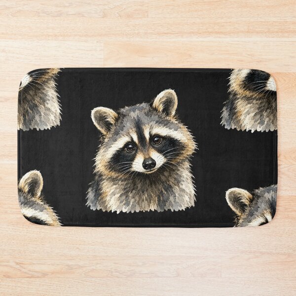 Item preview, Minimal Raccoon Watercolor | Hand Drawn Wildlife Illustration designed and sold by ColorSplash123.
