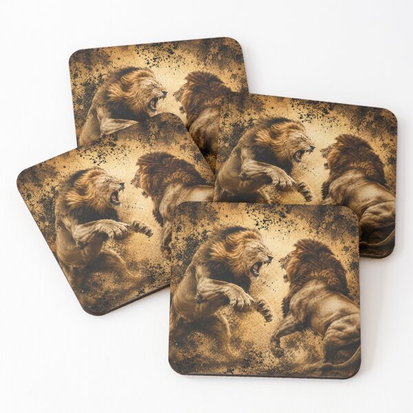 Item preview, LION STAND OFF  designed and sold by johnnyssandart.