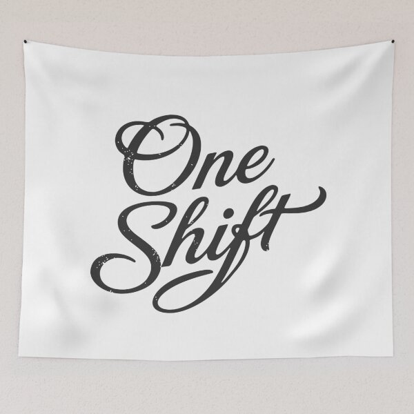 Item preview, One Shift Nurse | Minimalist Nursing Line Art Dark Version | RN Mug Gift designed and sold by KiwyStudio.