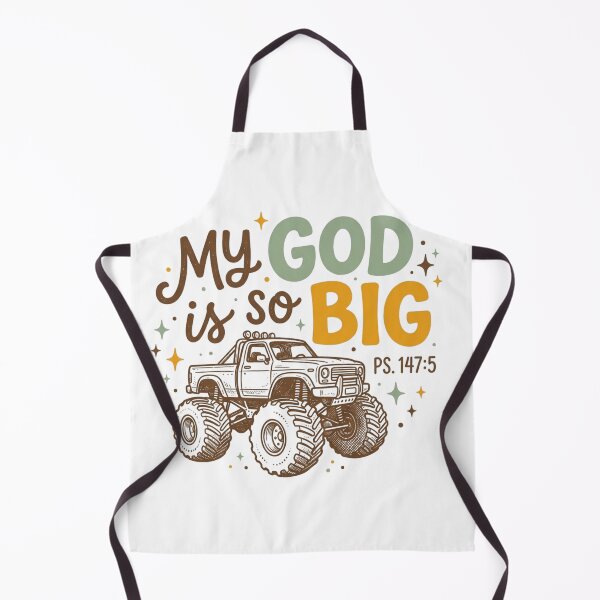 Item preview, My God Is So Big - Monster Truck Christian Bible Verse - Psalm 147:5 designed and sold by raedattia.