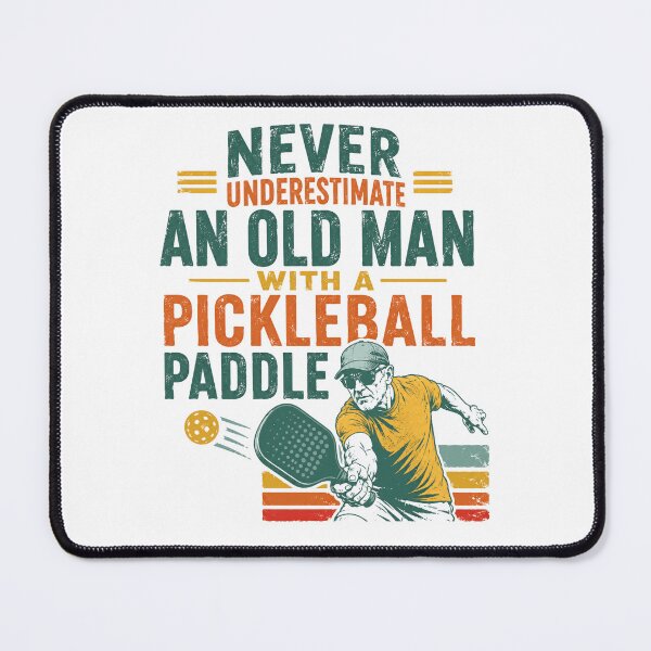 Item preview, Never Underestimate An Old Man With A Pickleball Paddle Senior Pickleball Player designed and sold by JonesFlora2025.