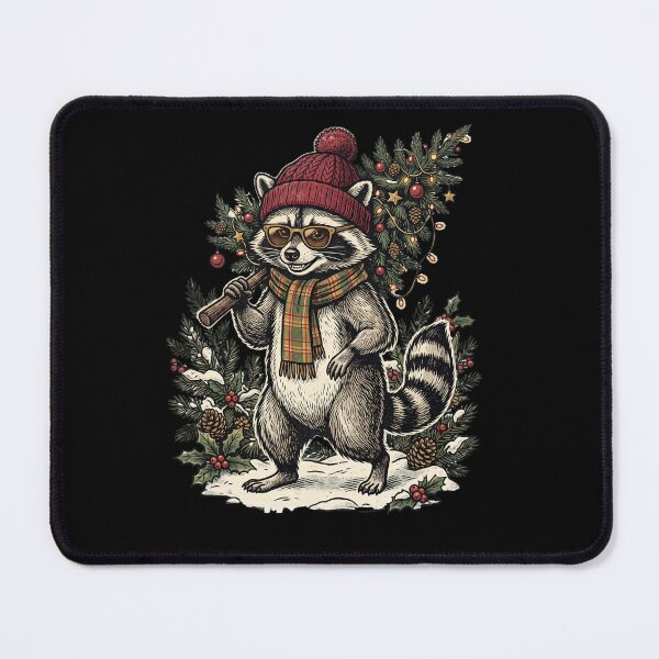 Item preview, Winter Wanderer Raccoon designed and sold by Roy & Tiffany.