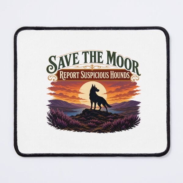 Item preview, Hound of the Baskervilles – Save the Moor designed and sold by Fenay Designs.