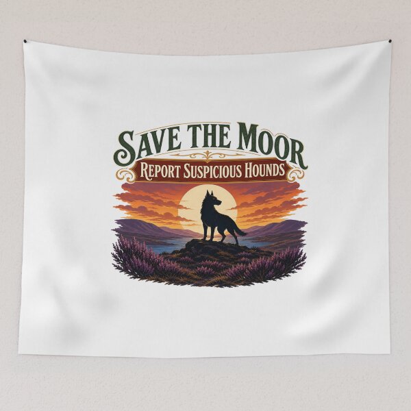 Item preview, Hound of the Baskervilles – Save the Moor designed and sold by Fenay Designs.