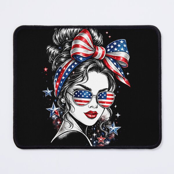 Item preview, Patriotic American Girl Vintage USA designed and sold by ArcadiaSilence.