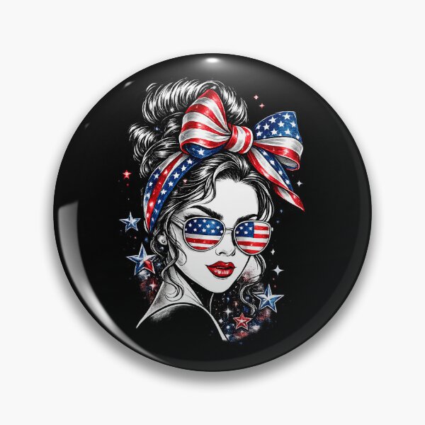 Item preview, Patriotic American Girl Vintage USA designed and sold by ArcadiaSilence.