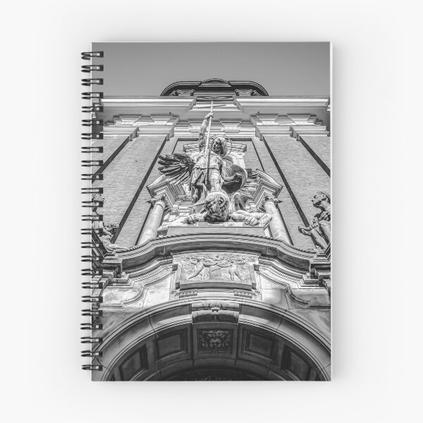 Item preview, St. Michael's Church Facade in Black and White, Hamburg designed and sold by jrtwynam.