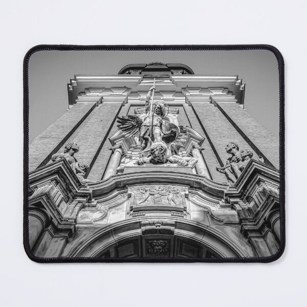 Item preview, St. Michael's Church Facade in Black and White, Hamburg designed and sold by jrtwynam.