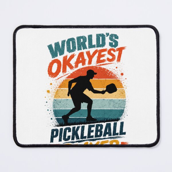 Item preview, World's Okayest Pickleball Player Sports Fan Gift designed and sold by JonesFlora2025.