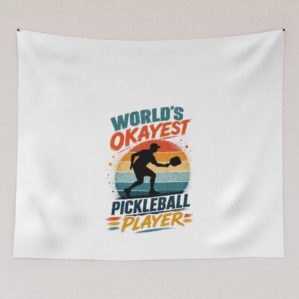 Item preview, World's Okayest Pickleball Player Sports Fan Gift designed and sold by JonesFlora2025.