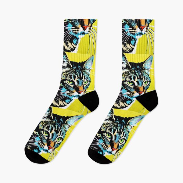 Item preview, Art - Pop Art Cat, Iconic 1960s Style designed and sold by World-Pets.