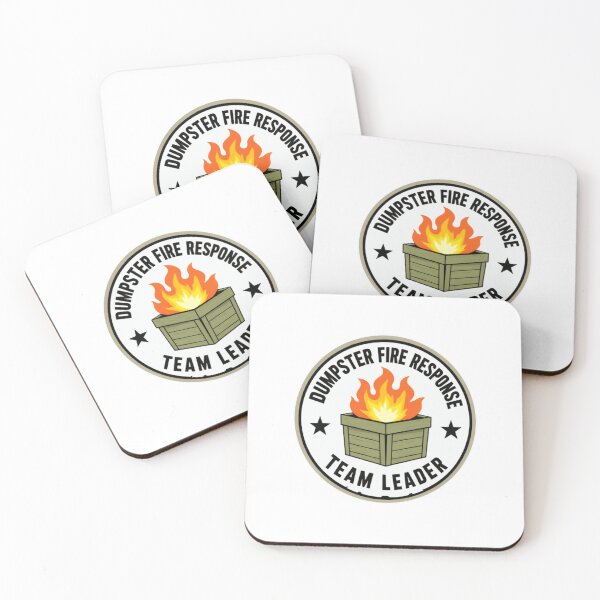 Item preview, Dumpster Fire Response Team Leader Manager Humor Work Gift designed and sold by JonesFlora2025.