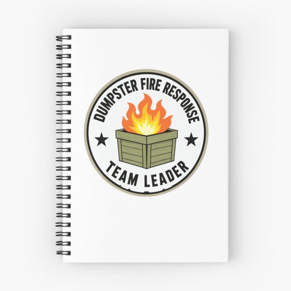 Item preview, Dumpster Fire Response Team Leader Manager Humor Work Gift designed and sold by JonesFlora2025.