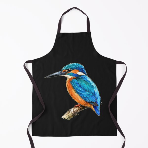 Item preview, Minimal Kingfisher Watercolor | Hand Drawn Bird Illustration designed and sold by ColorSplash123.