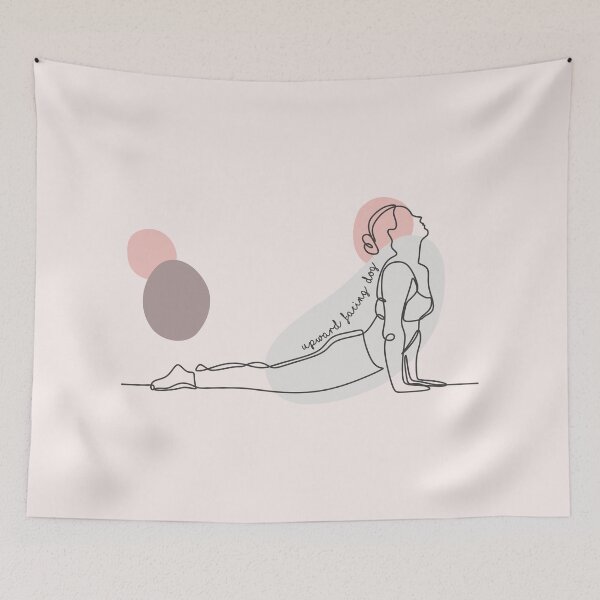 Item preview, Upward Facing Dog Pose - Yoga Line Art Series designed and sold by TheThankfulTyne.