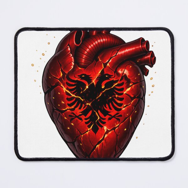 Item preview, Albanian Eagle Heart designed and sold by NorthPeak Studio.