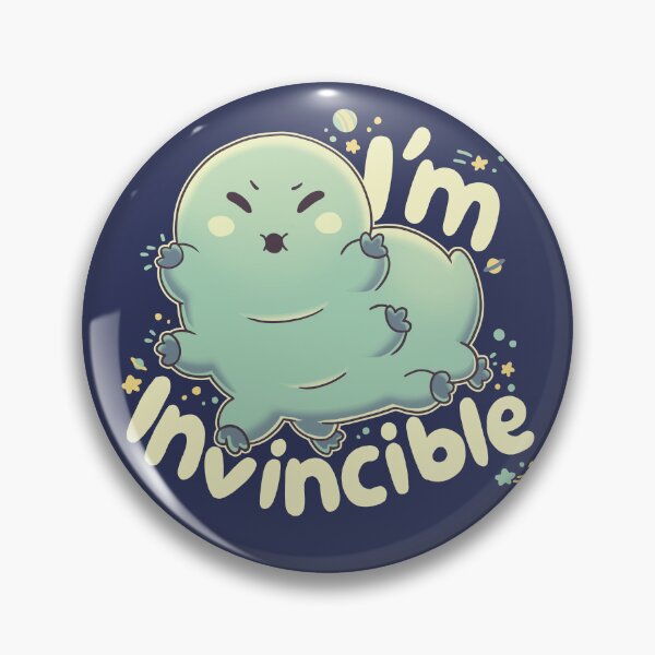Item preview, I'm Invincible light ver, tardigrade, water bear, wildlife designed and sold by Geekydog.