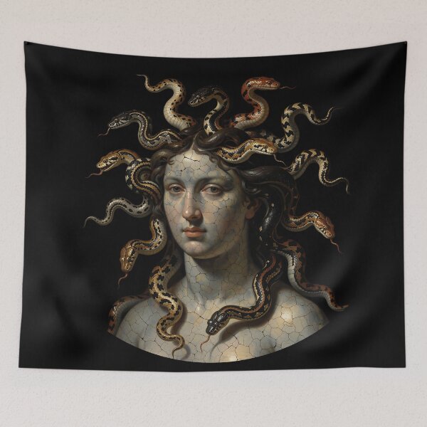 Item preview, Medusa Portrait designed and sold by Emberama.