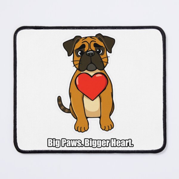 Item preview, Boxer - Big Paws Bigger Heart - Funny Boxer Dog Gift designed and sold by pawdrops.
