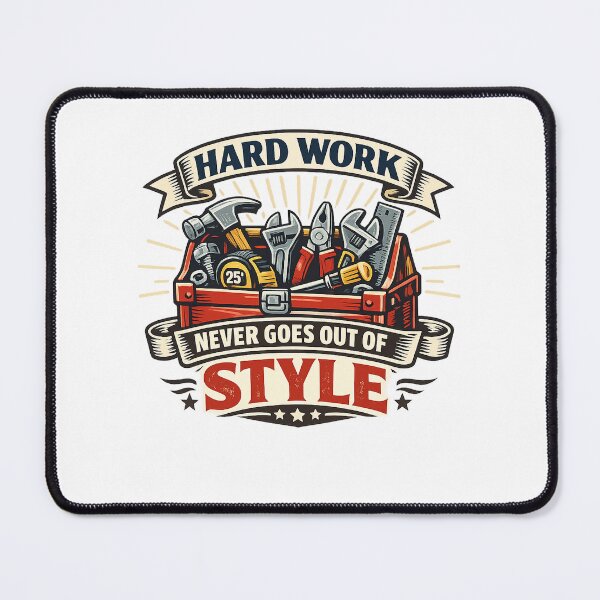Item preview, Hard Work Never Goes Out of Style – Vintage Toolbox Labor Pride Design designed and sold by mbmstores.