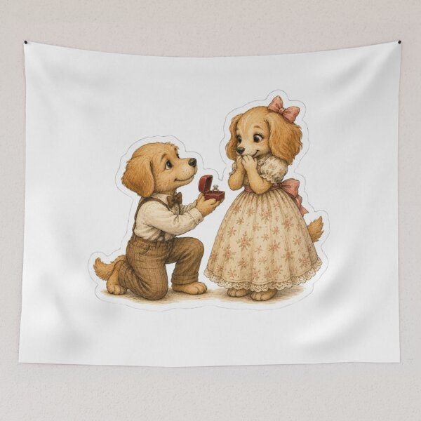 Item preview, Puppy Proposal Moment designed and sold by Snurly.