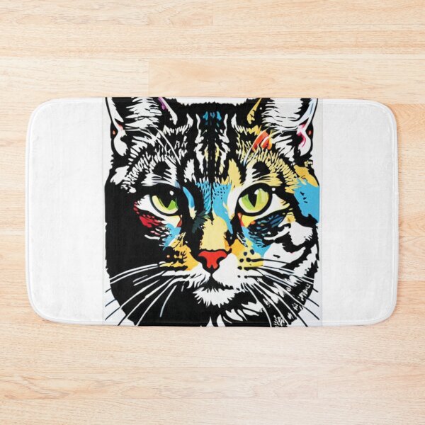 Item preview, Art - Pop Art Cat, Urban and Colorful Style designed and sold by World-Pets.