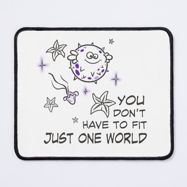Item preview, You Don't Have to Fit Just One World – Gentle Ocean Line Art designed and sold by Samaya-.
