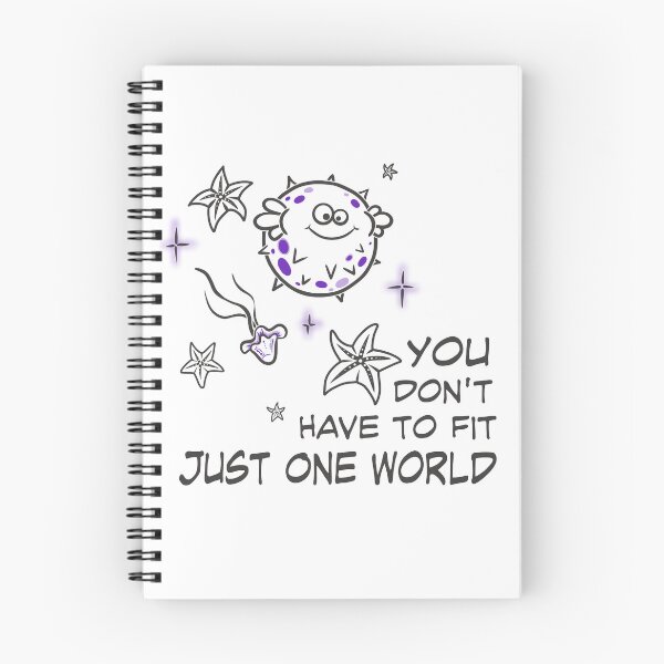 Item preview, You Don't Have to Fit Just One World – Gentle Ocean Line Art designed and sold by Samaya-.