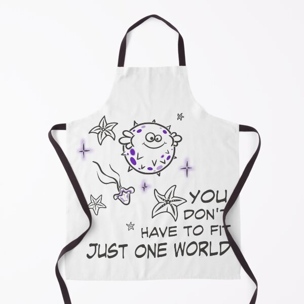 Item preview, You Don't Have to Fit Just One World – Gentle Ocean Line Art designed and sold by Samaya-.
